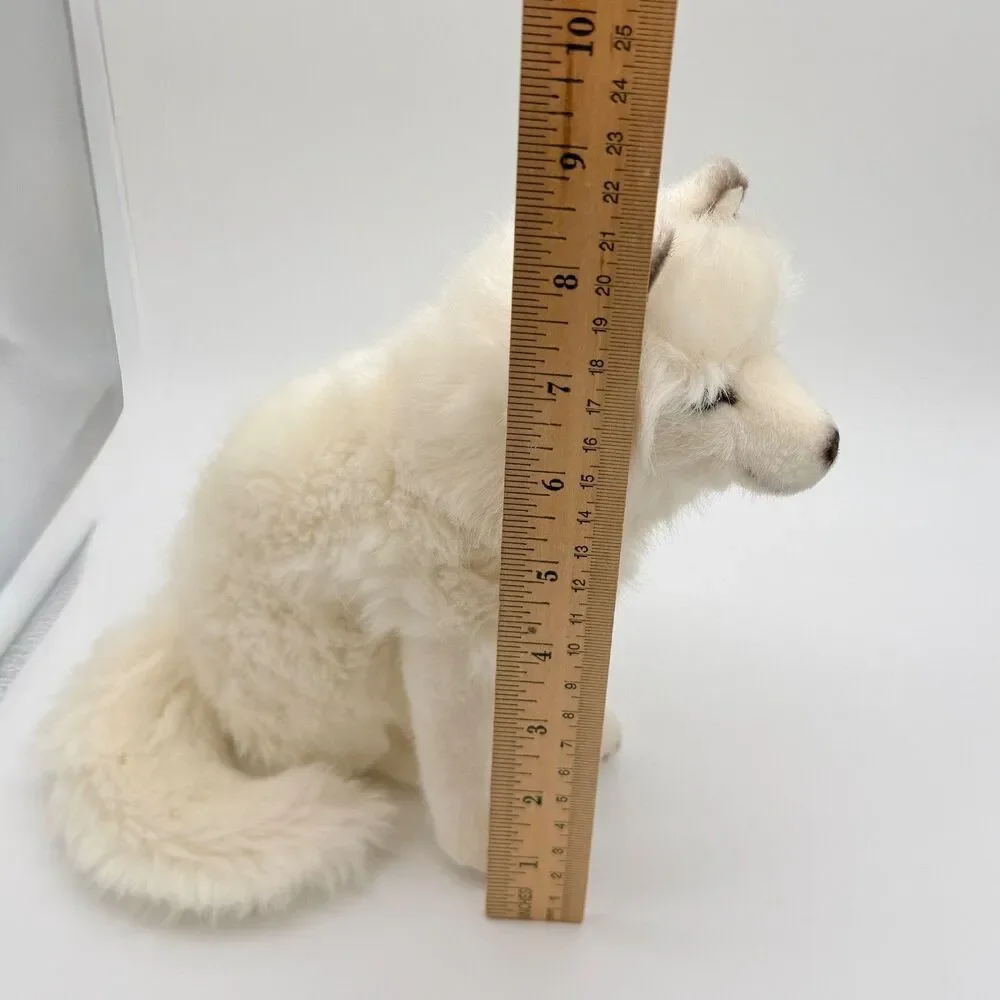 Kosen Arctic Fox White Plush Realistic #3930 Stuffed Animal Collect German